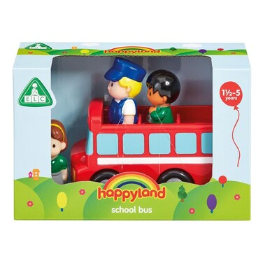 Early Learning Centre Happyland School Bus 3 Figures Set