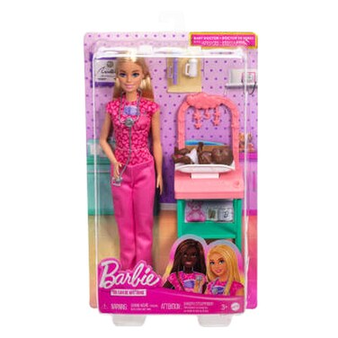 Barbie Baby Doctor Doll Set