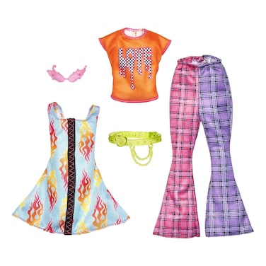 مجموعة أزياء باربي قطعتين