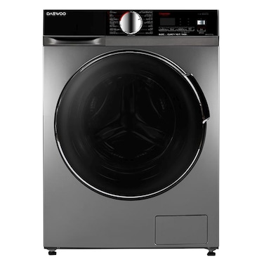 Daewoo Front Load Washer and Dryer DW-C1771SL, 10/7 kg, BLDC Inverter Motor, 1400 rpm, Stainless Steel, Silver