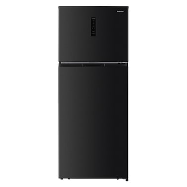 Daewoo Top Mount Freezer Refrigerator DR-T5041DI, Inox, 415 L, 2 Doors