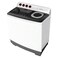 Daewoo Top Load Washer and Dryer DW-W1171WH, 11/7 kg, Magic Filter, 1250 rpm, White