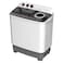 Daewoo Top Load Washer and Dryer DW-W0871WH, 8/5 kg, Magic Filter, 1250 rpm, White