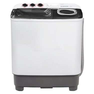 Daewoo Top Load Washer and Dryer DW-W0871WH, 8/5 kg, Magic Filter, 1250 rpm, White