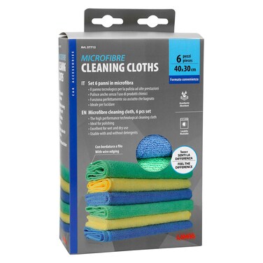 لامبا مناديل تنظيف من الألياف الدقيقة، 40×30 سم، 6 قطع