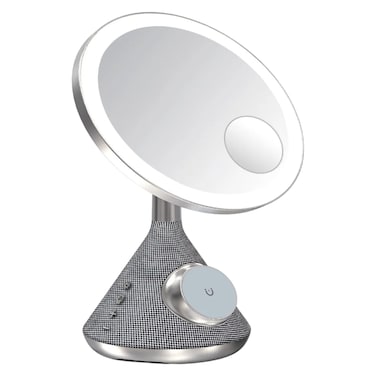 Porodo LED Makeup Mirror, Silver