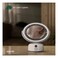 Green Lion Makeup Mirror Fan, White