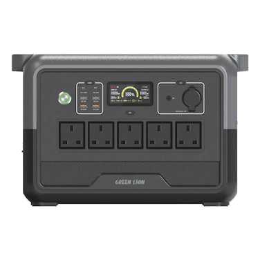 Green Lion Power Station with Battery PGX1200, Black