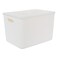 Kasa Plastic Storage Box, White