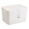 Kasa Plastic Storage Box, White