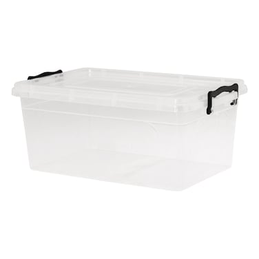 Kasa Plastic Storage Box with Lock, 8L