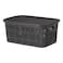 Kasa Plastic Storage Box, Grey, 5L