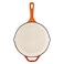 Kasa Cast Iron Frying Pan, Orange, 20cm