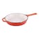 Kasa Cast Iron Frying Pan, Orange, 20cm