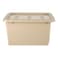Organizer Storage Box with Lid, Taupe, 30L