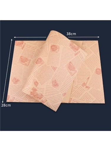 Sheets Of Oil-Proof Grease-Blocking Paper, Food Wrapping Paper, Cake Wrapping Paper, Baking Paper Oil-Absorbing Paper