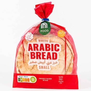 M Food White Arabic Bread Small, 170g