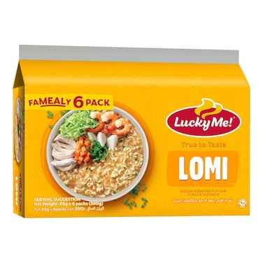 Lucky Me! Lomi, 65g Pack of 6