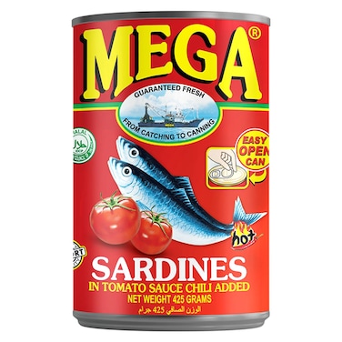 Mega Sardines in Tomato Chili Sauce, 425g