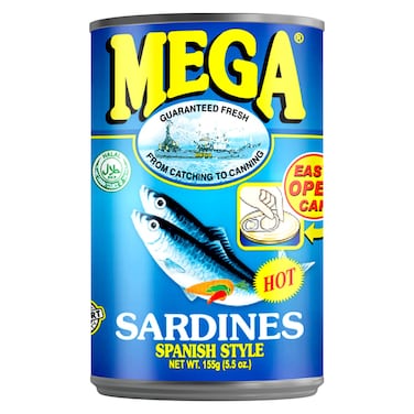 Mega Spanish Style Sardines, 155g