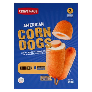 Cravehaus American Corndog with Chicken, 80g