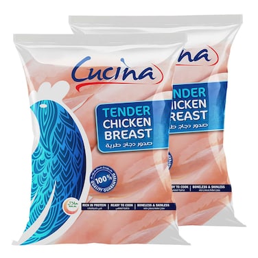 Cucina Tender Chicken Breast, 800g Pack of 2
