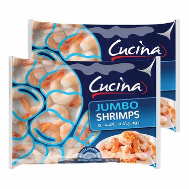 كوتشينا روبيان جامبو، 800 غرام، حزمة من قطعتين