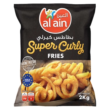 Al Ain Super Curly Fries, 2kg
