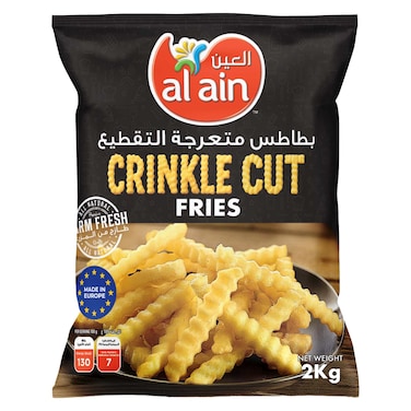 Al Ain Crinkle Cut Fries, 2kg