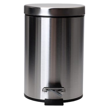 كاسا دلو مرحاض من الفولاذ المقاوم للصدأ - فضي 3 لتر