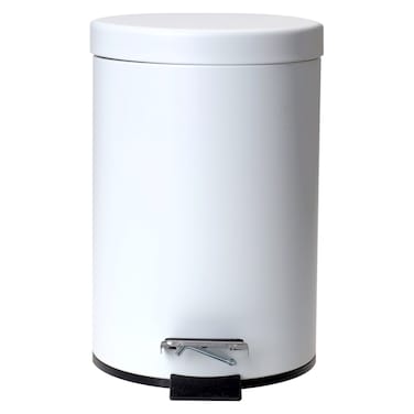 كاسا دلو مرحاض دائري - أبيض 3 لتر