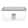 Kasa Rectangular Hermetic Box, Grey, 3L