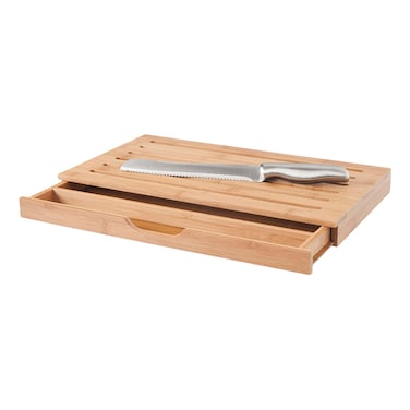 Cutting Board with Bamboo Knife