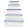 Kasa Rectangular Plastic Hermetic Box, 2.5L