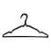 Kasa Black Coated Metal Hangers, 10 PCS