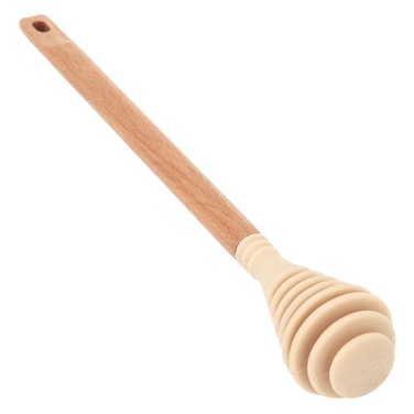 Kasa Silicone Honey Spoon with Wood Handle