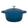 Cast Iron Casserole, Blue, 2.6L