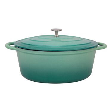 Cast Iron Baking Dish, Green, 4L
