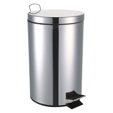 سلة مهملات من الفولاذ المقاوم للصدأ، سعة 20 لترًا