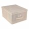 كاسا صندوق  مع غطاء، بيج، 25×40×50 سم