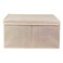 كاسا صندوق  مع غطاء، بيج، 25×40×50 سم