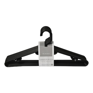 Kasa Plastic Hangers Set, 10 PCS