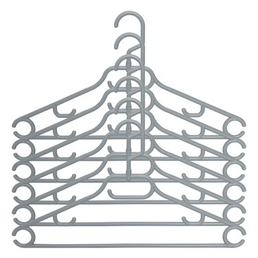 Premium Plastic Hangers, 6 PCS