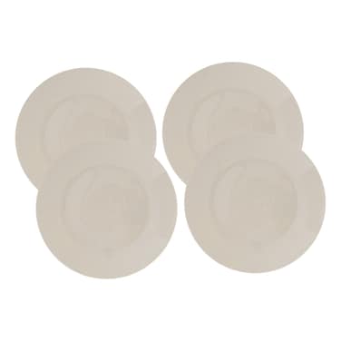 Vila Branca Dessert Plate, White 4 PCS