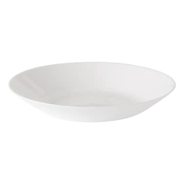 Vitreous Soup Plate, Ceramic White