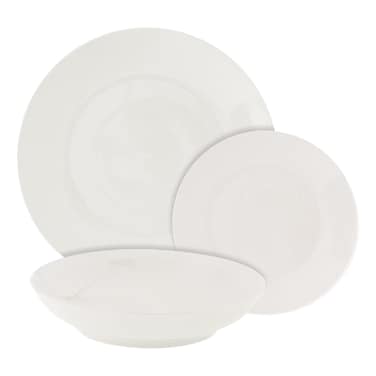 Vila Branca Serveware Set, White, 18 PCS
