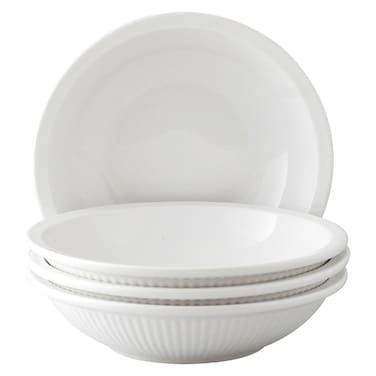 Vidago Dinner Plate Set, White, 4 PCS