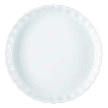 Oven Tart Dish, White, 26cm