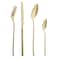 Cutlery Set, Gold, 24 PCS