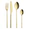 Cutlery Set, Gold, 24 PCS